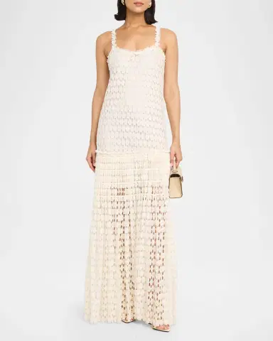 Ulla Johnson Sigrid Lace Sleeveless Gown | Thumbnail 4 Ulla Johnson Sigrid Lace Sleeveless Gown | Thumbnail 4