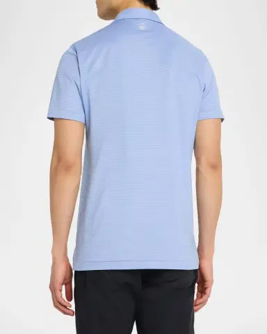Peter Millar Men's Crown Crafted Empire Performance Jersey Polo Shirt | Thumbnail 3 Peter Millar Men's Crown Crafted Empire Performance Jersey Polo Shirt | Thumbnail 3