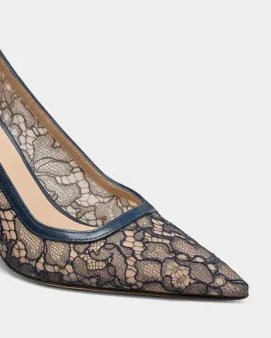 Stuart Weitzman 85mm Stuart Power Lace Pumps | Thumbnail 3