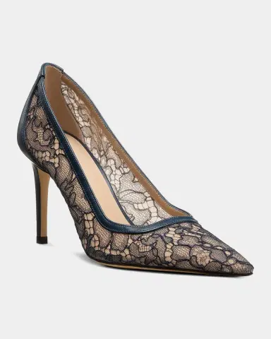 Stuart Weitzman 85mm Stuart Power Lace Pumps | Thumbnail 4