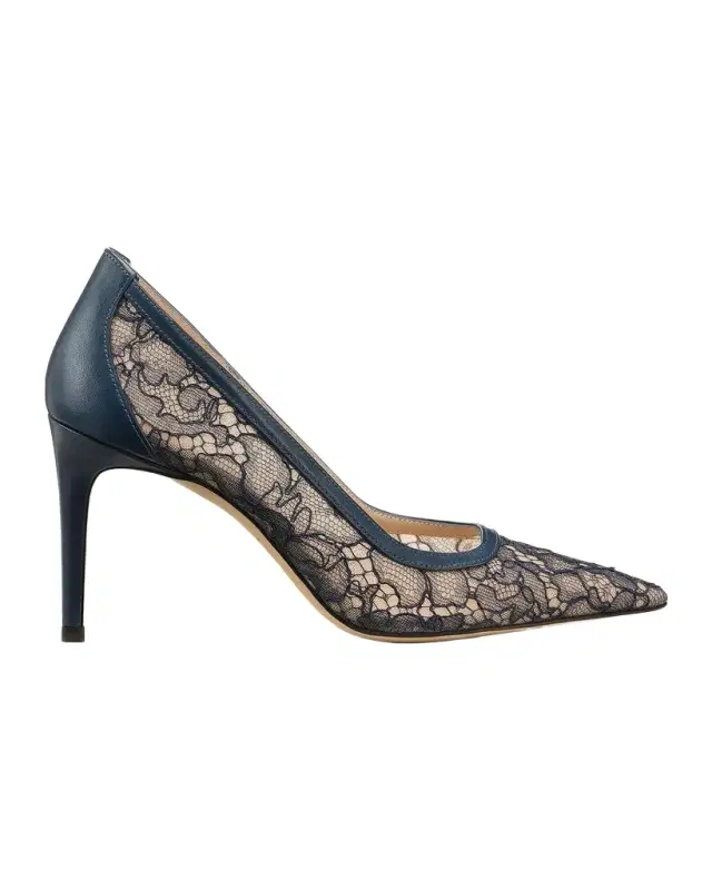 Stuart Weitzman 85mm Stuart Power Lace Pumps
