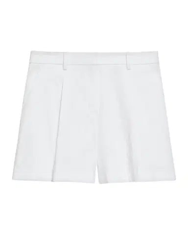 Theory Pleated A-Line Linen-Blend Shorts | Thumbnail 1 Theory Pleated A-Line Linen-Blend Shorts | Thumbnail 1