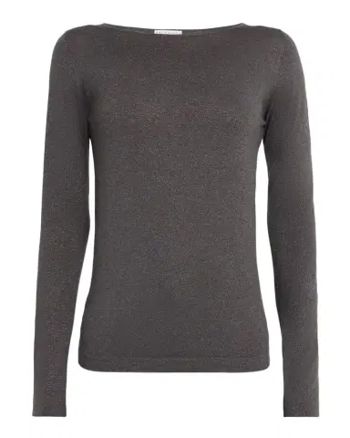 Brunello Cucinelli Shimmering Cashmere-Silk High-Neck Sweater | Thumbnail 1 Brunello Cucinelli Shimmering Cashmere-Silk High-Neck Sweater | Thumbnail 1