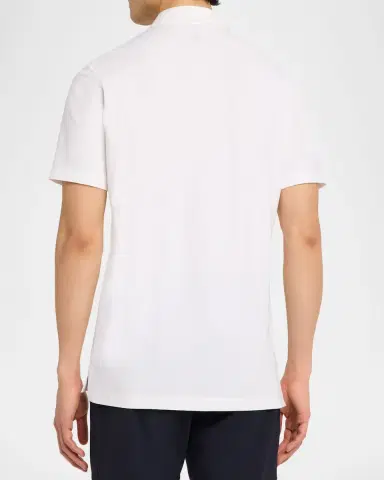 Peter Millar Men's Crown Crafted Albatross Cotton-Blend Pique Polo Shirt | Thumbnail 3 Peter Millar Men's Crown Crafted Albatross Cotton-Blend Pique Polo Shirt | Thumbnail 3