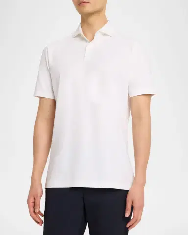 Peter Millar Men's Crown Crafted Albatross Cotton-Blend Pique Polo Shirt | Thumbnail 4 Peter Millar Men's Crown Crafted Albatross Cotton-Blend Pique Polo Shirt | Thumbnail 4