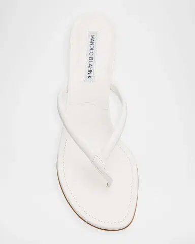 Manolo Blahnik 50mm Paterno Leather Thong Sandals | Thumbnail 4 Manolo Blahnik 50mm Paterno Leather Thong Sandals | Thumbnail 4