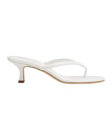 Manolo Blahnik 50mm Paterno Leather Thong Sandals | Thumbnail 1 Manolo Blahnik 50mm Paterno Leather Thong Sandals | Thumbnail 1