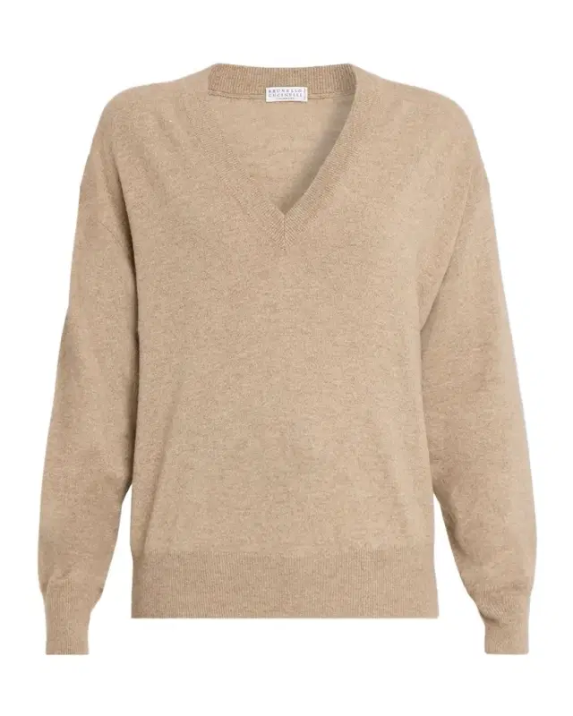 Brunello Cucinelli V-Neck Cashmere Sweater