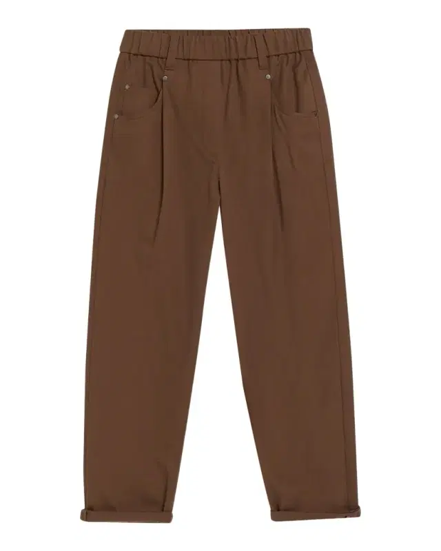 Brunello Cucinelli Slim-Leg Ankle Pull-On Pants