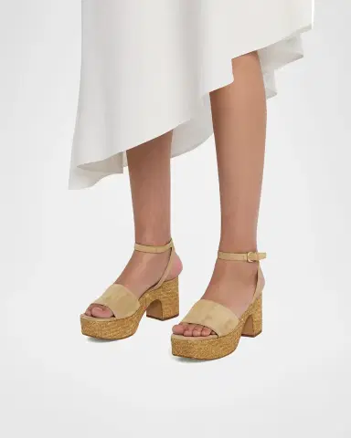 Vince 75mm Castella Suede Platform Sandals | Thumbnail 2