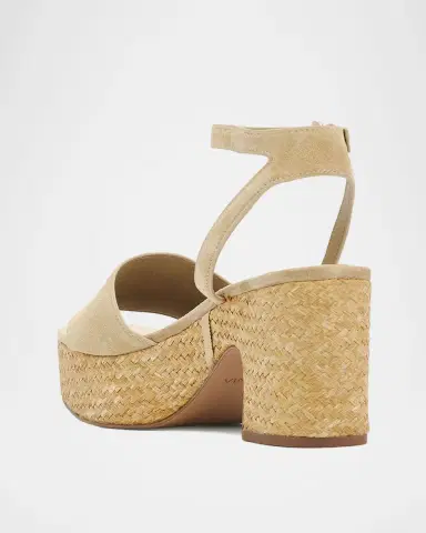 Vince 75mm Castella Suede Platform Sandals | Thumbnail 4