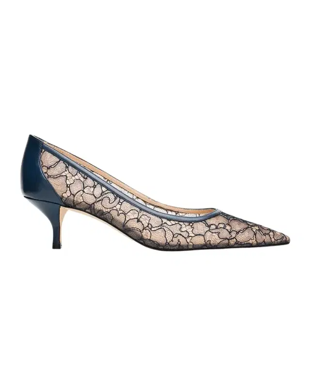 Stuart Weitzman 50mm Stuart Power Lace Pumps