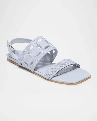 Bernardo Orla Cutout Leather Slingback Sandals | Thumbnail 2