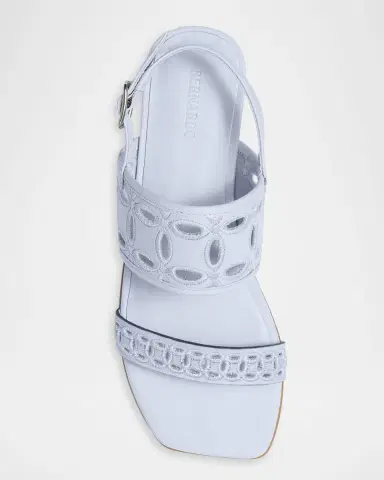Bernardo Orla Cutout Leather Slingback Sandals | Thumbnail 3
