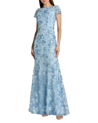 Mac Duggal Beaded & Embroidered Lace Gown | Thumbnail 1