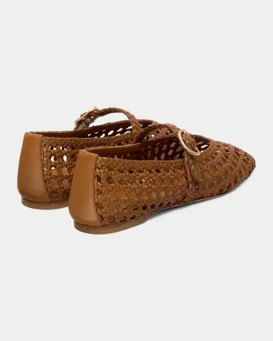 Stuart Weitzman Prim Woven Leather Mary Jane Ballerina Flats | Thumbnail 2 Stuart Weitzman Prim Woven Leather Mary Jane Ballerina Flats | Thumbnail 2