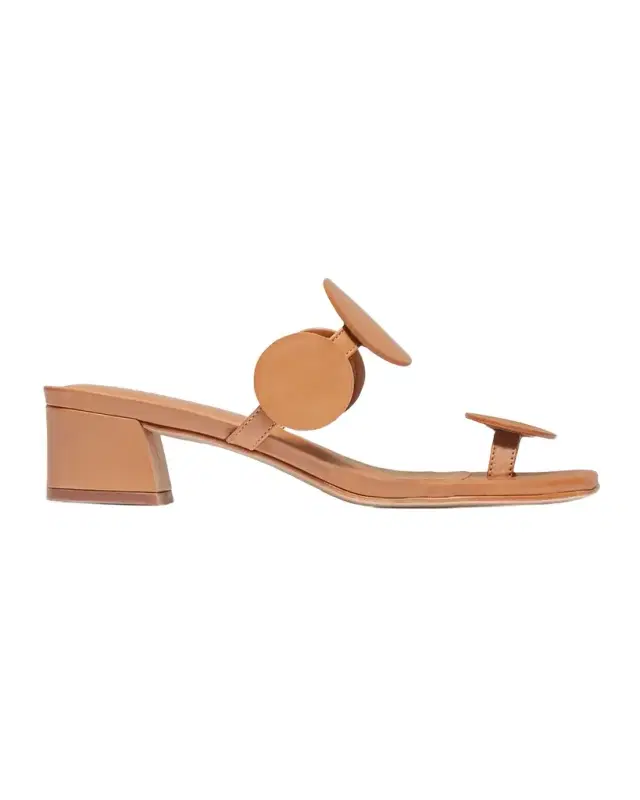 Bernardo 30mm Jupiter Moon Leather Mule Sandals