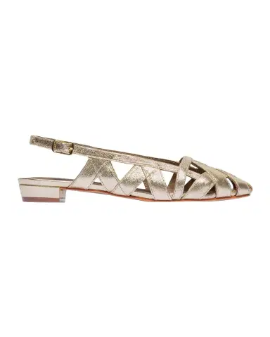 Bernardo Glinda Woven Leather Slingback Ballerina Flats | Thumbnail 1