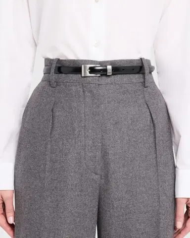 The Row Downtown Slim Leather Belt | Thumbnail 2