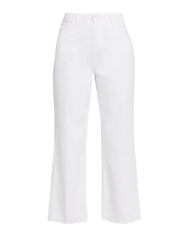 L 'Agence Wanda High-Rise Cropped Wide Jeans
