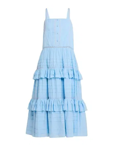Ramy Brook Daria Embroidered Voile Midi Dress | Thumbnail 1