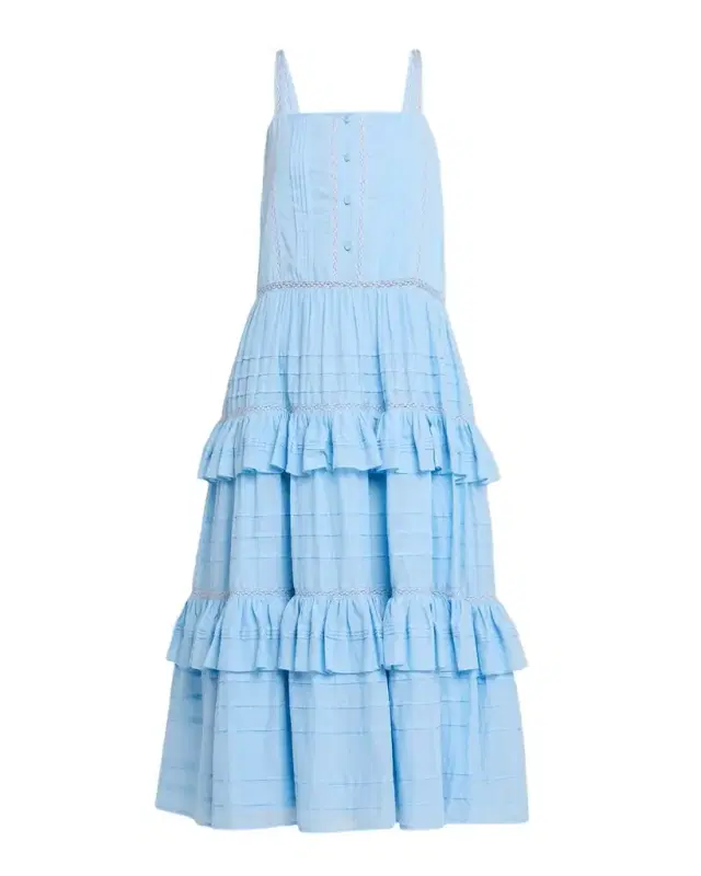 Daria Embroidered Voile Midi Dress