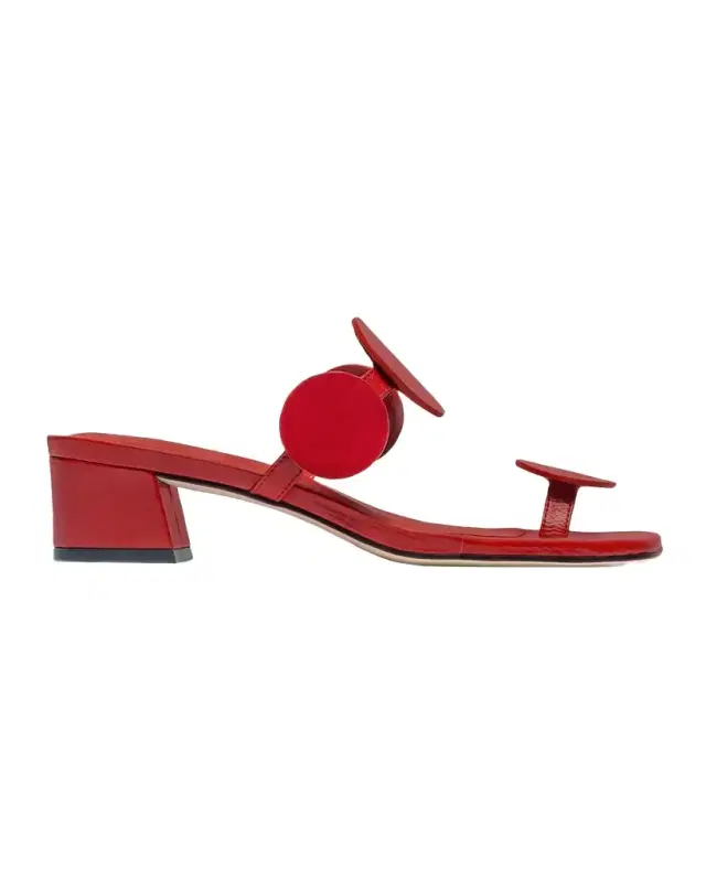 Bernardo 30mm Jupiter Moon Leather Mule Sandals