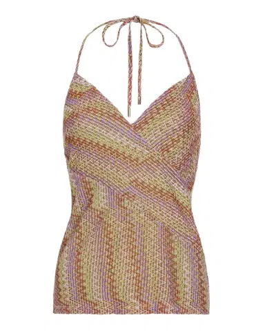 Ramy Brook Mallie Metallic Halter Top | Thumbnail 1 Ramy Brook Mallie Metallic Halter Top | Thumbnail 1