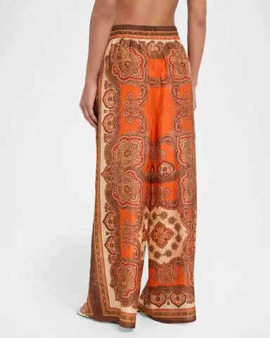 Zimmermann Mahon Relaxed Silk Pants | Thumbnail 3 Zimmermann Mahon Relaxed Silk Pants | Thumbnail 3