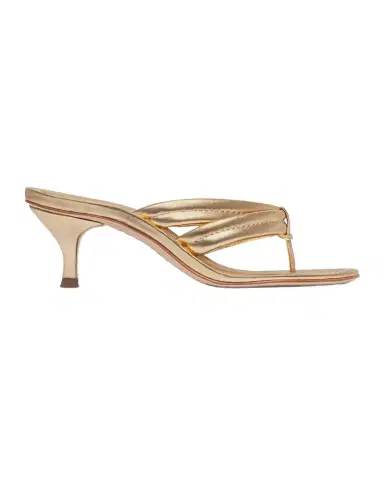 Bernardo Miami Kitten-Heel Leather Mule Sandals | Thumbnail 1 Bernardo Miami Kitten-Heel Leather Mule Sandals | Thumbnail 1