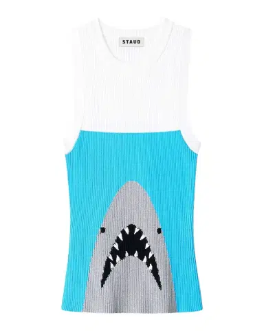 Staud Malia Ribbed Tank Top | Thumbnail 1