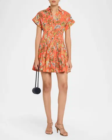 Cara Cara Nash Printed Button-Front Mini Dress | Thumbnail 2 Cara Cara Nash Printed Button-Front Mini Dress | Thumbnail 2