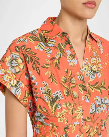 Cara Cara Nash Printed Button-Front Mini Dress | Thumbnail 5 Cara Cara Nash Printed Button-Front Mini Dress | Thumbnail 5