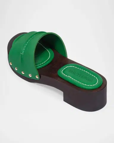 Bernardo Blyde Leather Clog Mule Sandals | Thumbnail 3