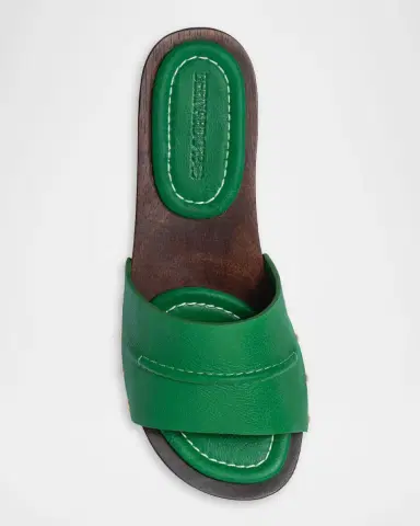 Bernardo Blyde Leather Clog Mule Sandals | Thumbnail 4