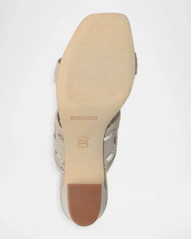 Bernardo Gemma Embroidered Leather Mule Sandals | Thumbnail 5 Bernardo Gemma Embroidered Leather Mule Sandals | Thumbnail 5