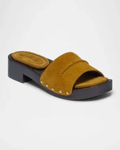 Bernardo Blyde Leather Clog Mule Sandals | Thumbnail 2