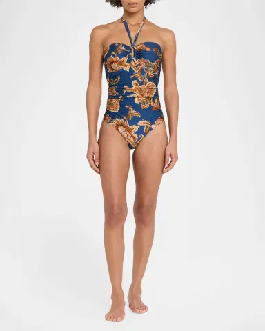 Zimmermann Aster Wide Link One-Piece Swimsuit | Thumbnail 2
