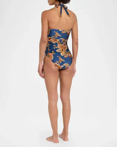 Zimmermann Aster Wide Link One-Piece Swimsuit | Thumbnail 3