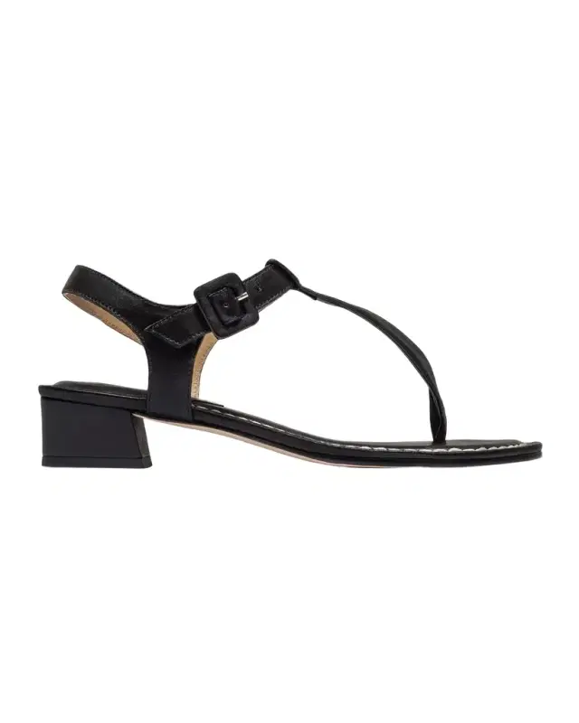 Bernardo Goyara Leather T-Strap Sandals