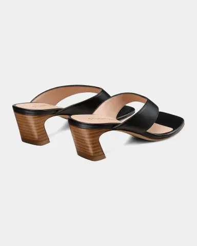 Stuart Weitzman 50mm Stassi Leather Thong Sandals | Thumbnail 2