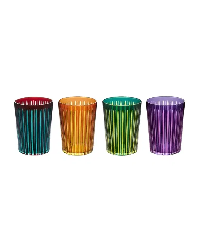 L 'Objet Prism 17 oz. Highball Glasses, Set of 4