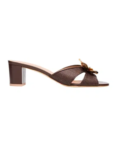 Malone Souliers 45mm Suri Raffia Mule Sandals | Thumbnail 1 Malone Souliers 45mm Suri Raffia Mule Sandals | Thumbnail 1