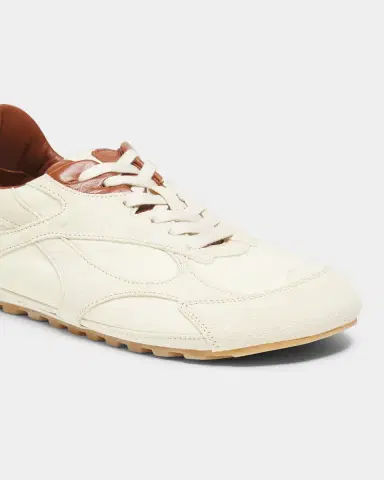 Bottega Veneta Orbit Lite Lace-Up Suede and Nylon Sneakers | Thumbnail 3