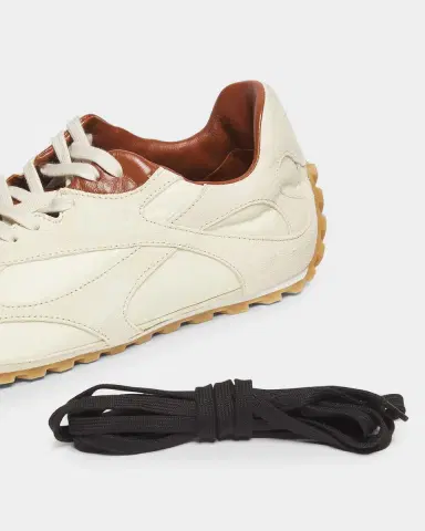 Bottega Veneta Orbit Lite Lace-Up Suede and Nylon Sneakers | Thumbnail 6