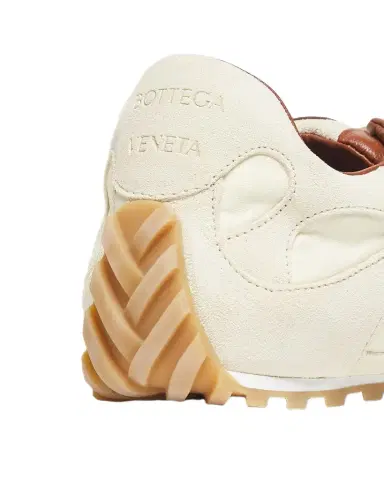 Bottega Veneta Orbit Lite Lace-Up Suede and Nylon Sneakers | Thumbnail 1