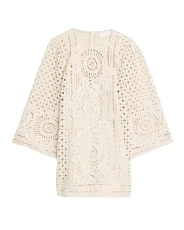Indra Embroidered Mini Dress