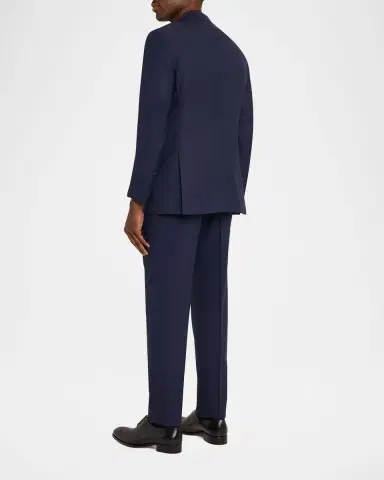 Kiton Men's Mini-Check Wool Modern Fit Two-Piece Suit | Thumbnail 3