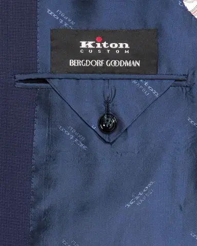 Kiton Men's Mini-Check Wool Modern Fit Two-Piece Suit | Thumbnail 7