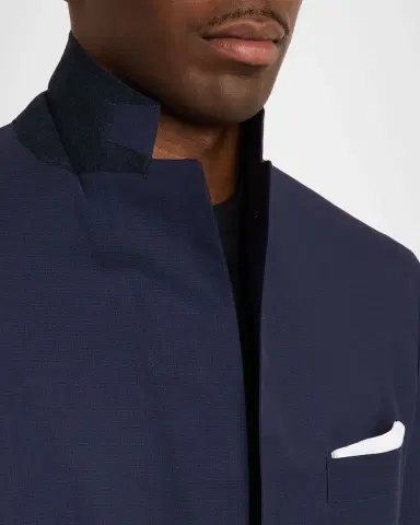Kiton Men's Mini-Check Wool Modern Fit Two-Piece Suit | Thumbnail 8